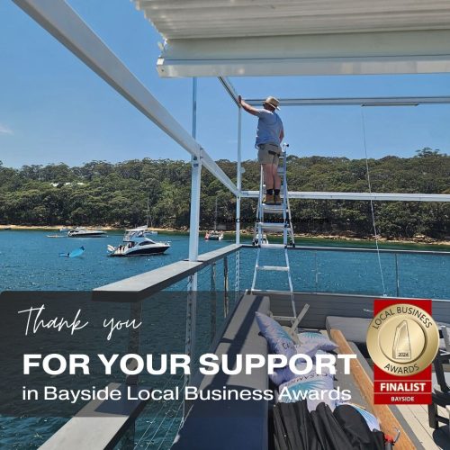 Outdoor Blinds and Awnings finalists at Bayside Local Business Awards