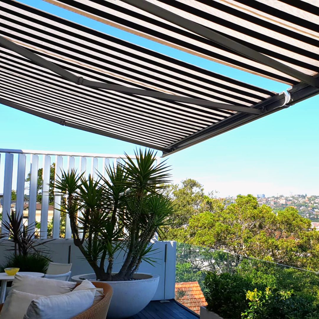 Cleo Folding Arm Awning by Outdoor Blinds and Awnings (OBA)