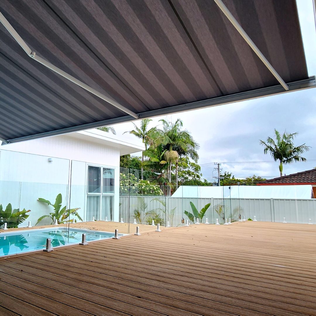 Cleo Folding Arm Awning by Outdoor Blinds and Awnings (OBA)