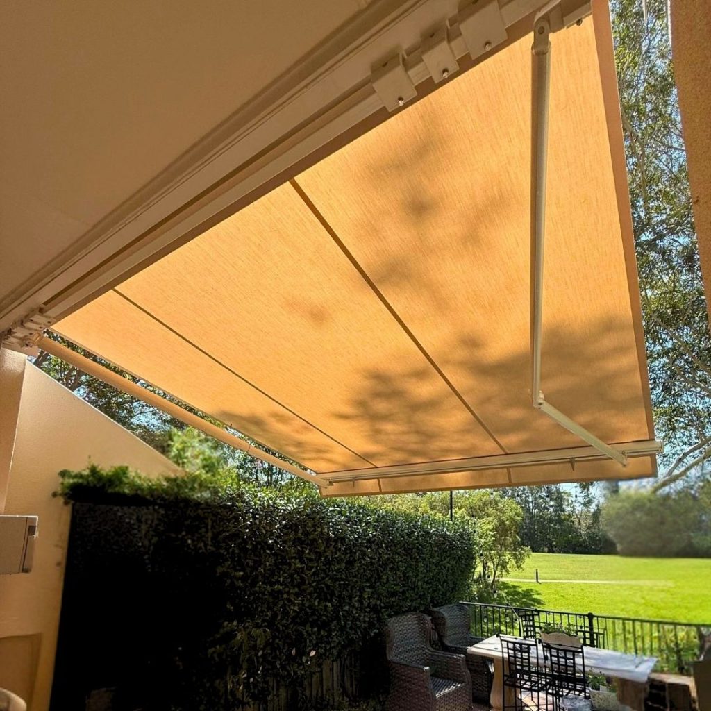 Aria Folding Arm Awning by Outdoor Blinds and Awnings (OBA)