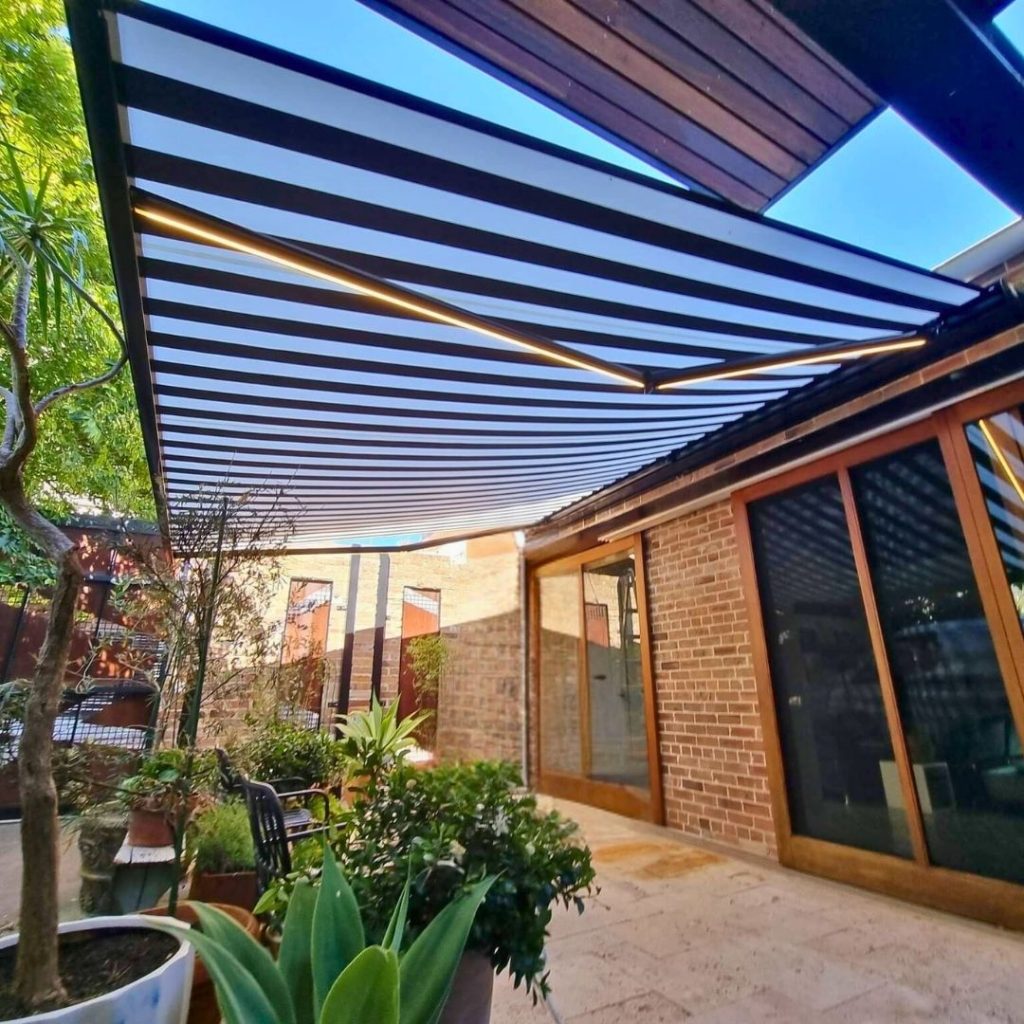 Cubebox Folding Arm Awning by Outdoor Blinds and Awnings (OBA) 5