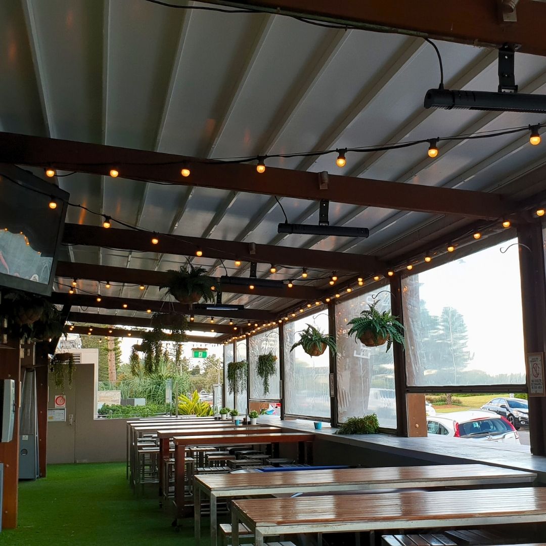 Med Evo FlexWood Retractable Roof by Outdoor Blinds and Awnings