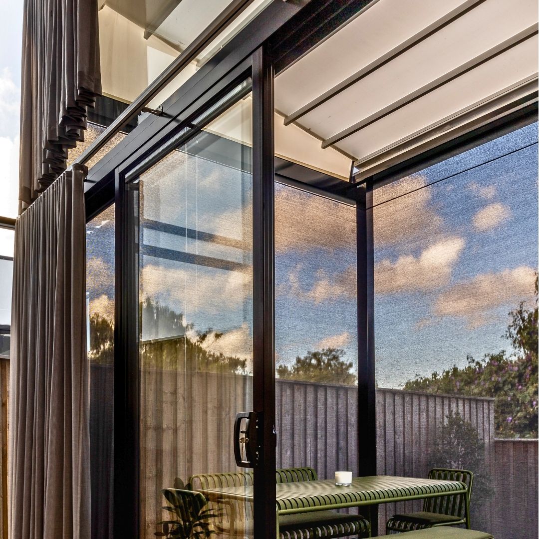 Screentex Zip Outdoor Blinds by Outdoor Blinds and Awnings O(B()
