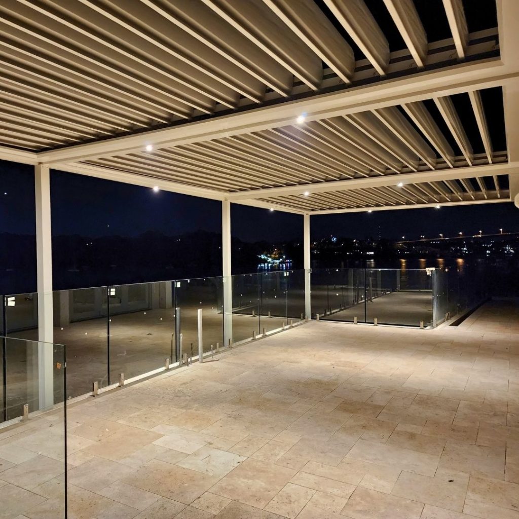 Med Twist Louvre Roof By Outdoor Blids and Awnings (OBA)