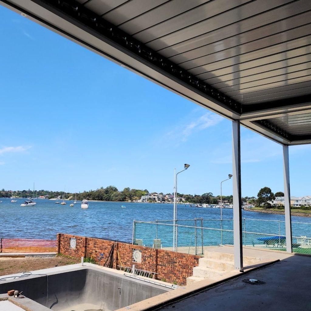 Med Twist Opening Louvre Roof By Outdoor Blinds and Awnings (OBA)