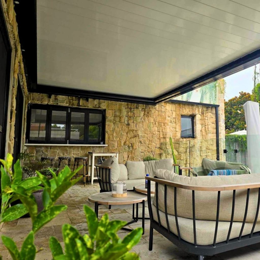 Med Twist Opening Louvre Roof By Outdoor Blinds and Awnings (OBA) 10