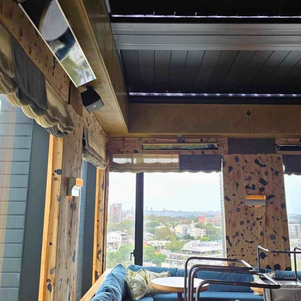 Med Twist Opening Louvre Roof By Outdoor Blinds and Awnings (OBA)