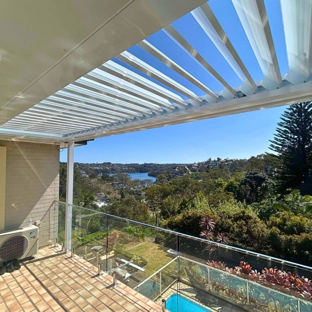 Med Twist Opening Louvre Roof By Outdoor Blinds and Awnings (OBA)