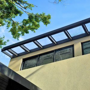 Polycarbonate Pergola Roof by Outdoor Blinds and Awnings (OBA)