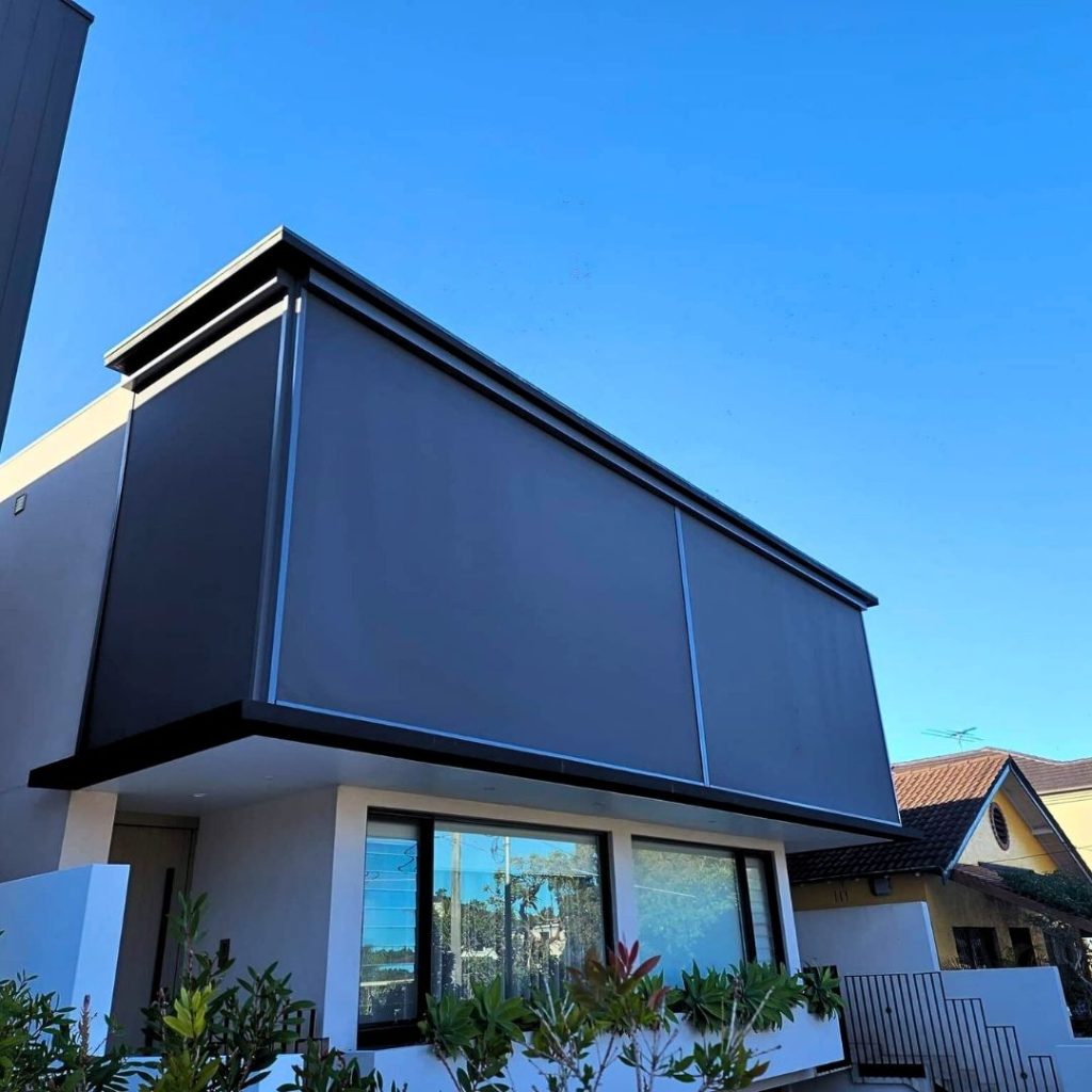 Screentex Zip Outdoor Blinds by Outdoor Blinds and Awnings O(B()