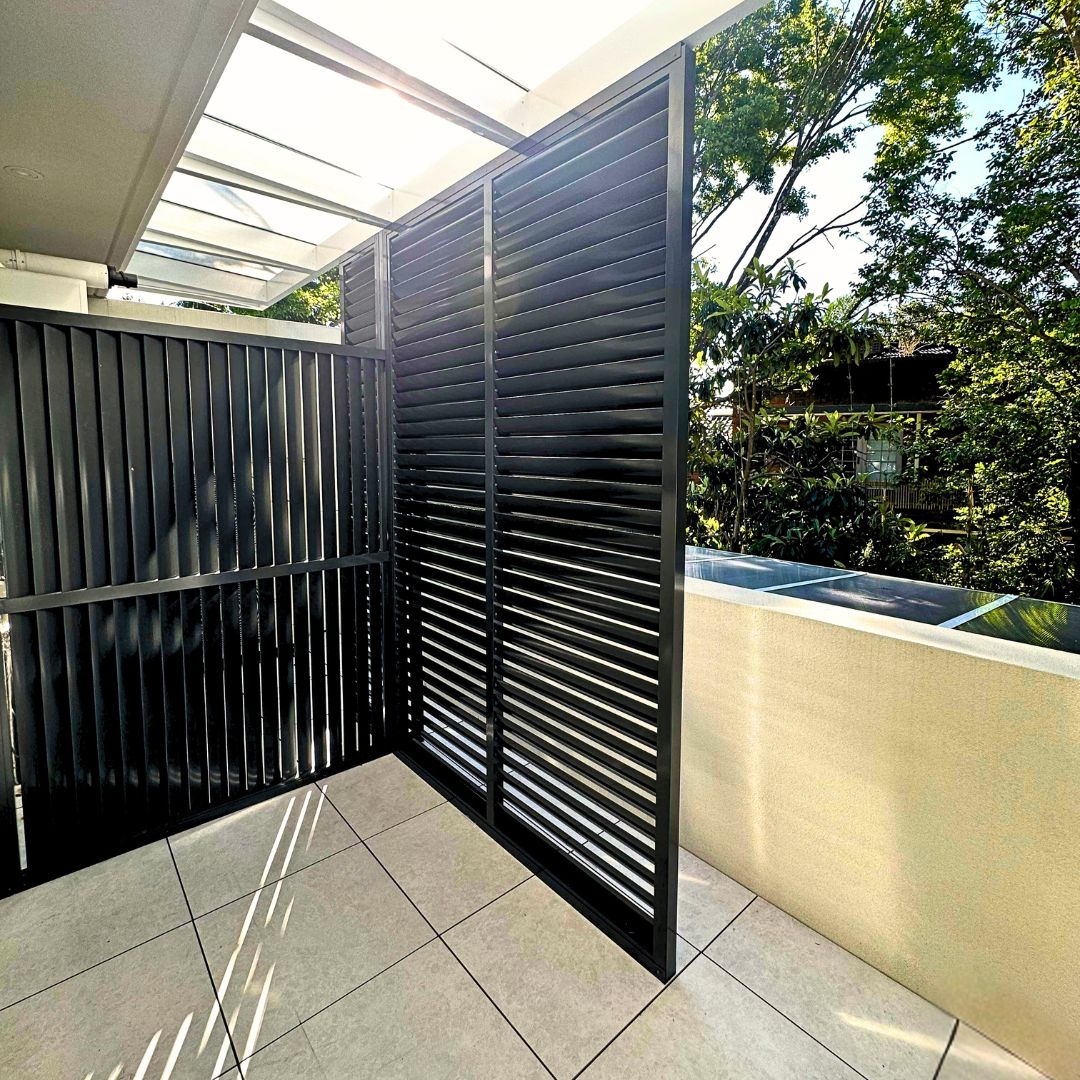 Fixed Outdoor Aluminium Shutters from outdoor blinds and awnings (OBA)