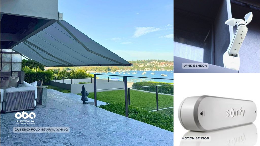 Motion sensor vs Wind Sensor - Choosing the Best Option for Your Retractable Awning Blog post by Outdoor Blinds and Awnings (OBA)
