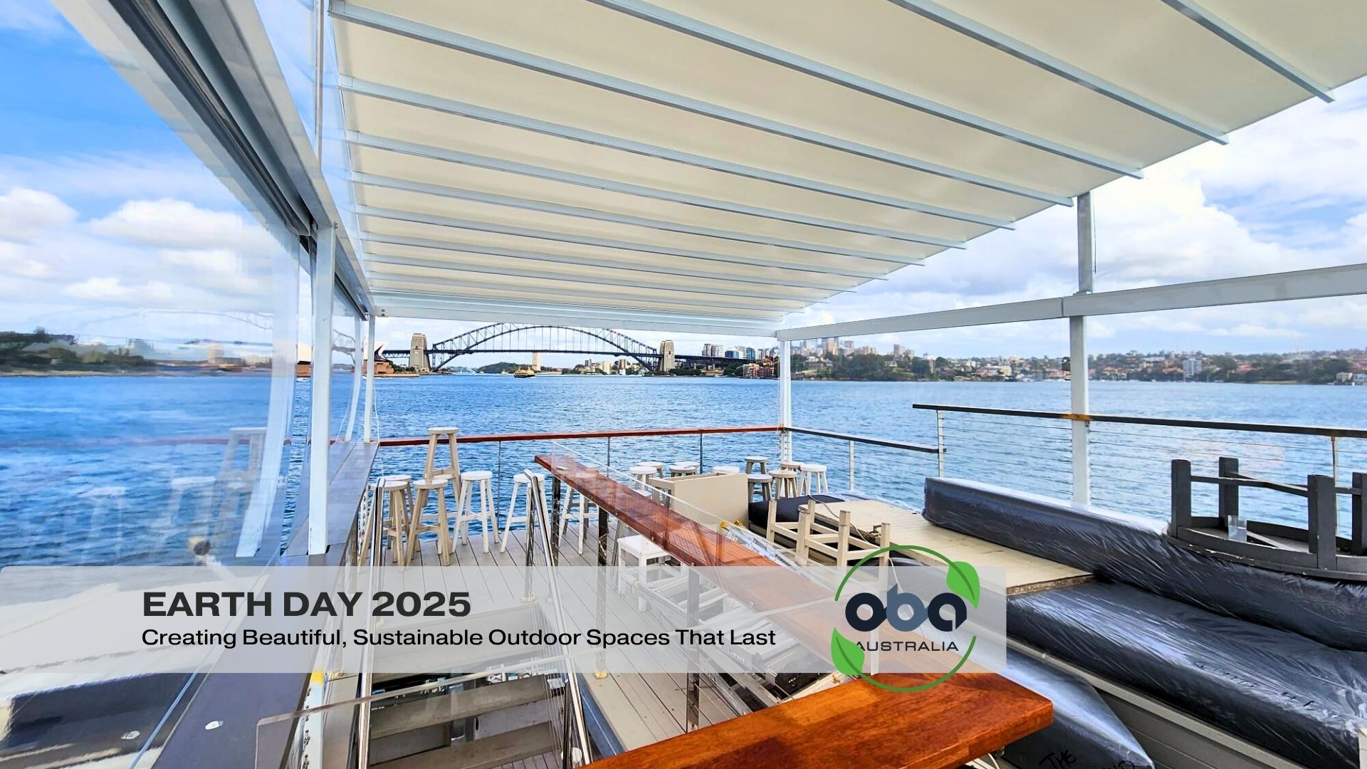 Blog: Earth Day 2025 - creating beautiful, sustainable spaces that last. read the blog on how Outdoor Blinds and Awnings contribute here.