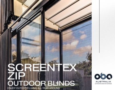 Screentex Zip Outdoor Blinds Brochure By Outdoor Blinds and Awnings (OBA)
