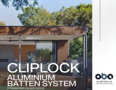 CLIPLOCK ALUMINIUM BATTEN SYSTEM brochure by Outdoor Blinds and Awnings (OBA)