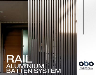 Rail ALUMINIUM BATTEN SYSTEM brochure by Outdoor Blinds and Awnings (OBA)