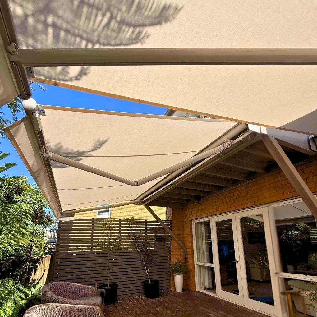 Aria Folding Arm Awning by Outdoor Blinds and Awnings (OBA)