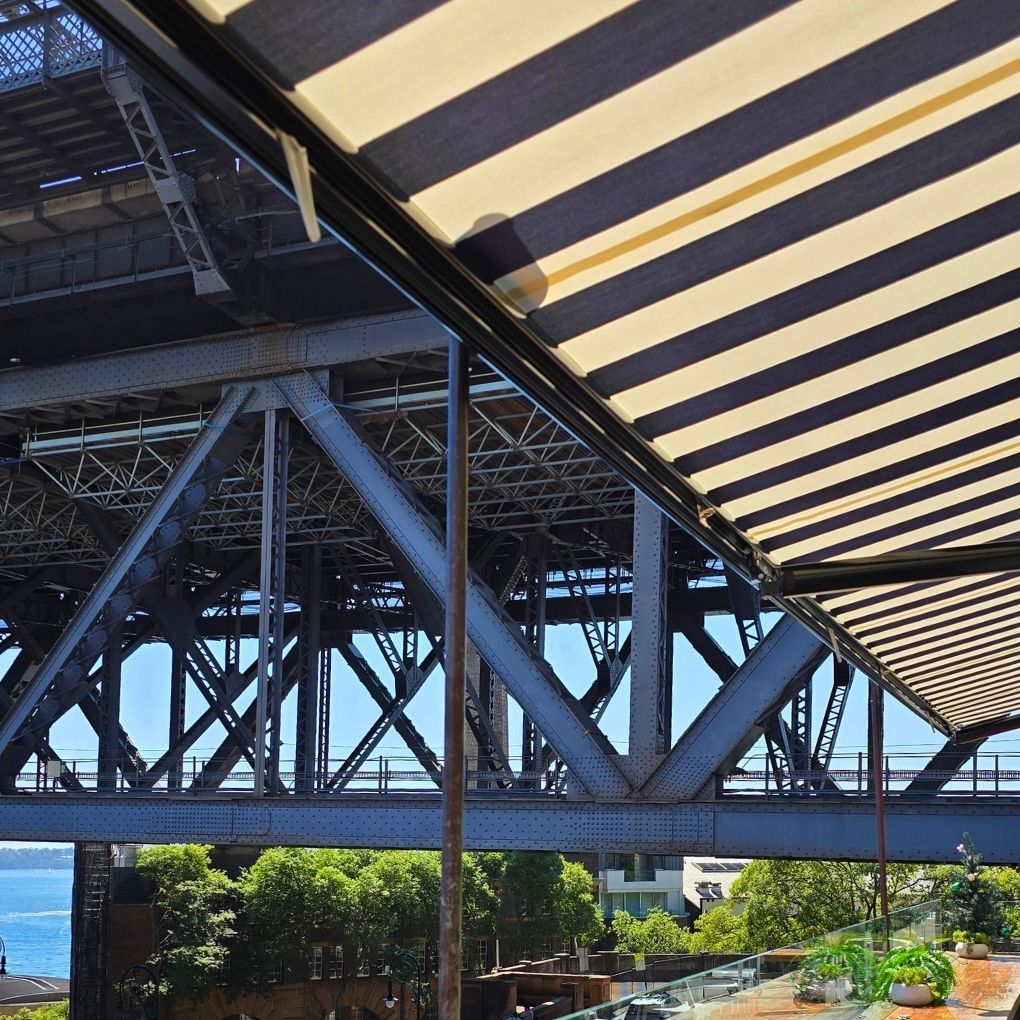 Aria Folding Arm Awning by Outdoor Blinds and Awnings (OBA)