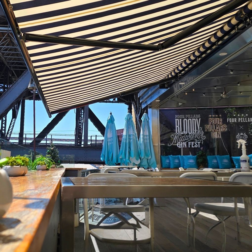 Aria Folding Arm Awning by Outdoor Blinds and Awnings (OBA)
