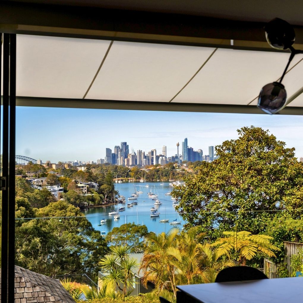Cubebox Folding Arm Awning by Outdoor Blinds and Awnings (OBA)