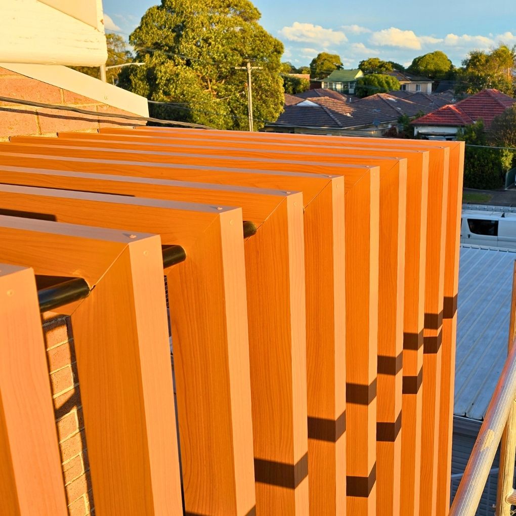 Custom Aluminium Batten System by Outdoor Blinds and Awnings (OBA)