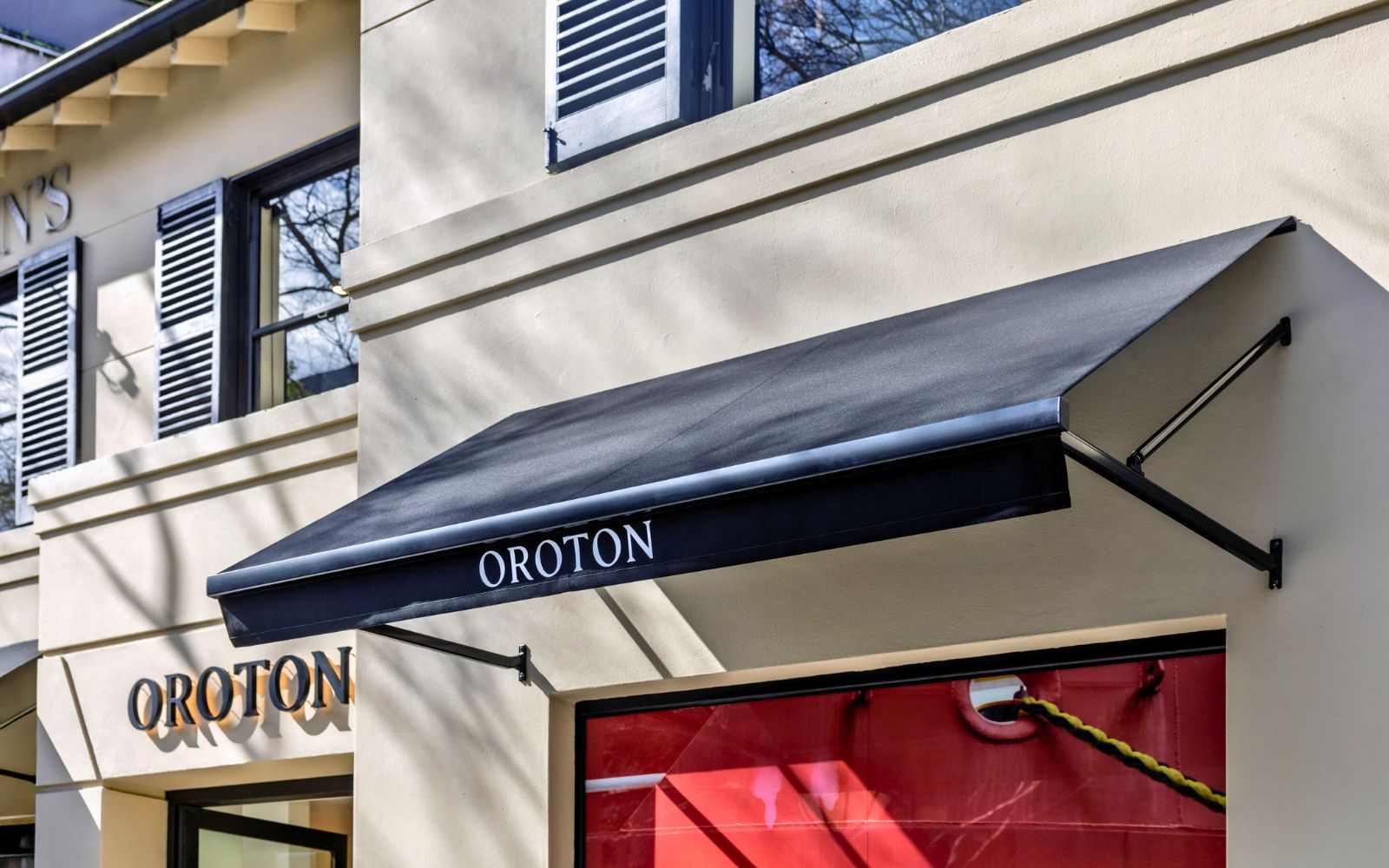 Fixed Pivot Arm Awnings Header Image by Outdoor Blinds and Awnings (OBA)