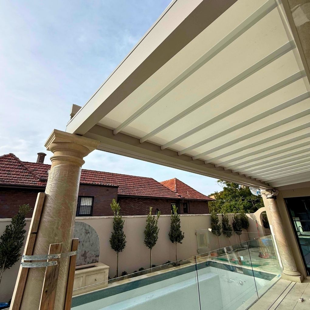 Med Evo Retractable Fabric Roof by Outdoor Blinds and Awnings (OBA)