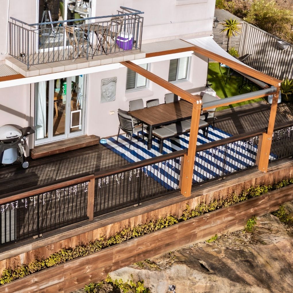 Med Evo Retractable Fabric Roof by Outdoor Blinds and Awnings (OBA)