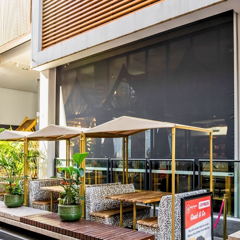 Screentex Zip Outdoor Blinds by Outdoor Blinds and Awnings (OBA)