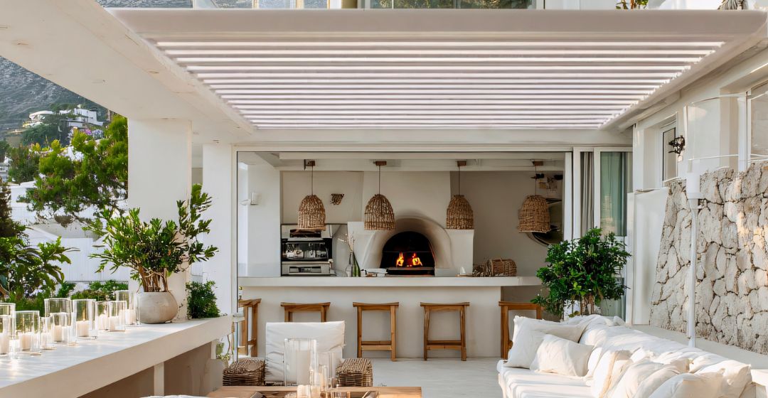 Save big this summer with free installation of Med Twist Louvre Roof from Outdoor Blinds and Awnings (OBA)