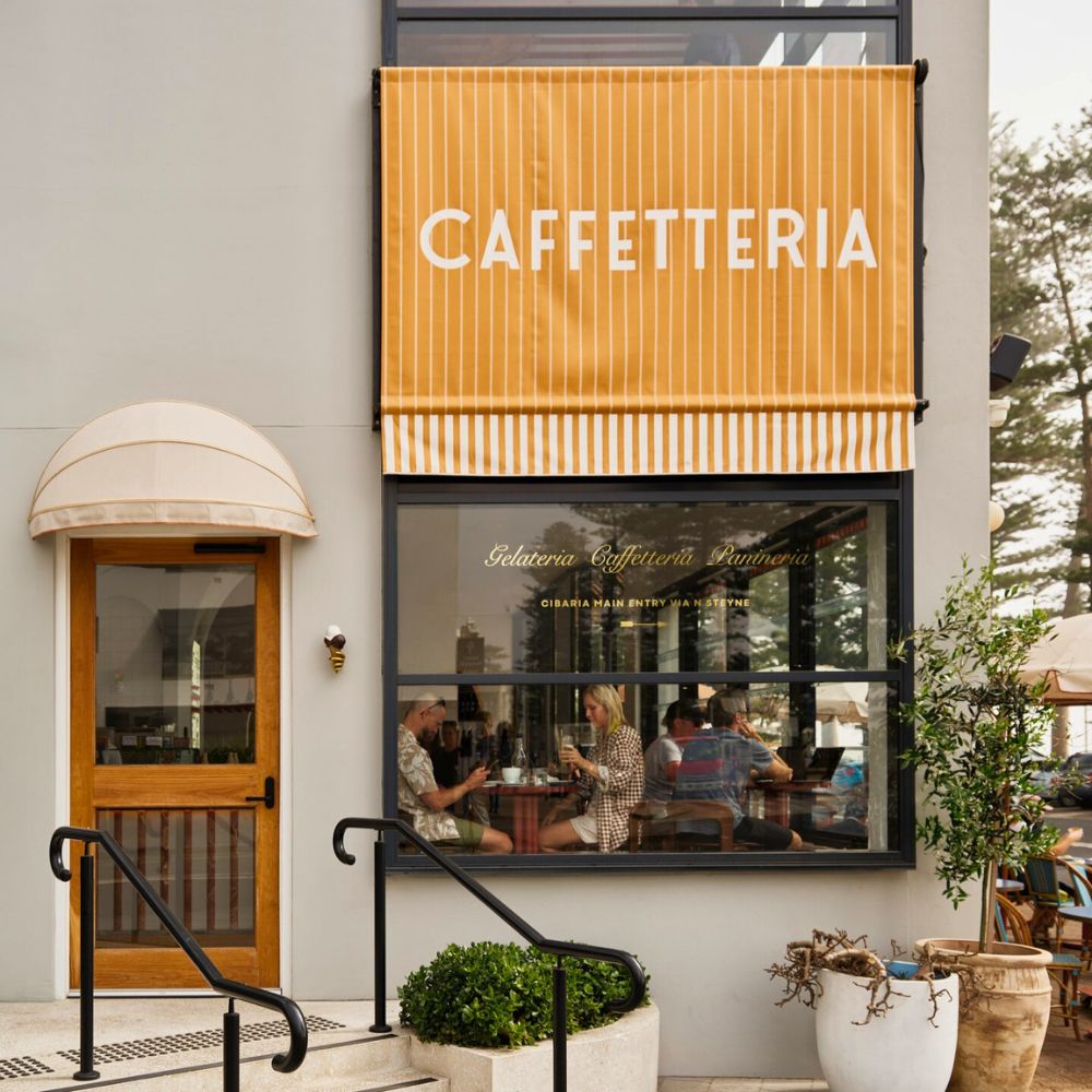 Canopy Awning and Pivot Arm Awning by Outdoor Blinds and Awnings(OBA) for Cibaria Manly