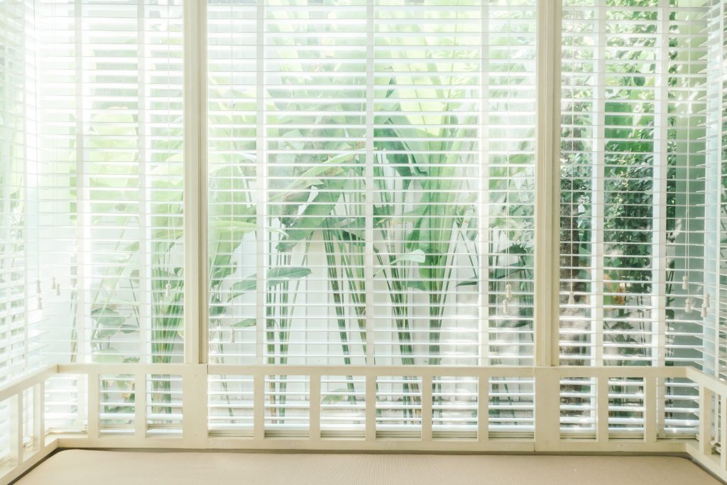 White Venetian Blinds