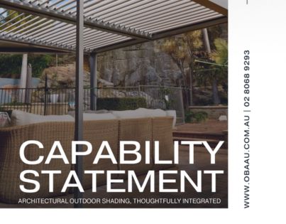 Outdoor Binds and Awnings (OBA) Capability Statement Website Thumbnail