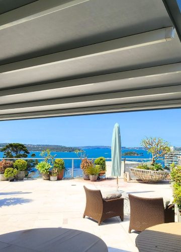 Med Evo Retractable Roof by Outdoor Blinds and Awnings (OBA)