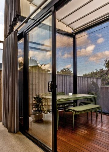 Screentex Zip Outdoor Blinds by Outdoor Blinds and Awnings O(B()
