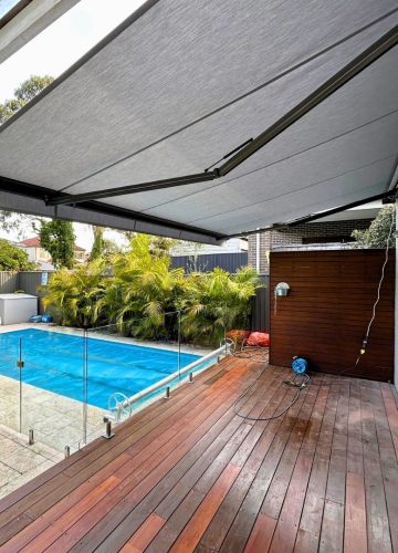 Aria Folding Arm Awning by Outdoor Blinds and Awnings (OBA)