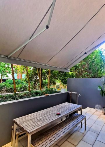 Aria Folding Arm Awning by Outdoor Blinds and Awnings (OBA)