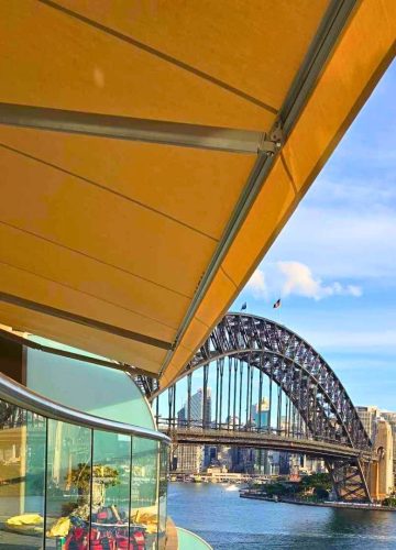 Aria Folding Arm Awning by Outdoor Blinds and Awnings (OBA)