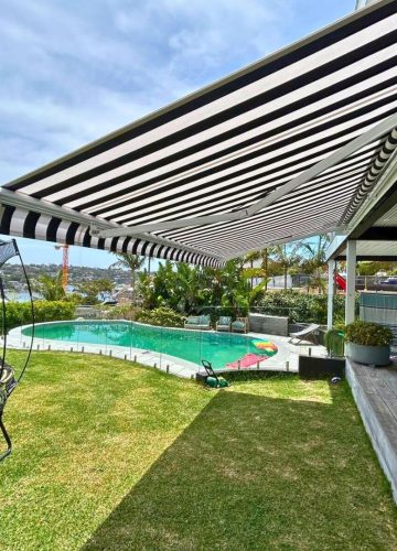 Aria Folding Arm Awning by Outdoor Blinds and Awnings (OBA)