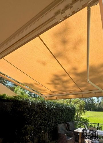 Aria Folding Arm Awning by Outdoor Blinds and Awnings (OBA)