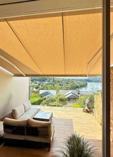 Cleo Folding Arm Awning by Outdoor Blinds and Awnings (OBA)