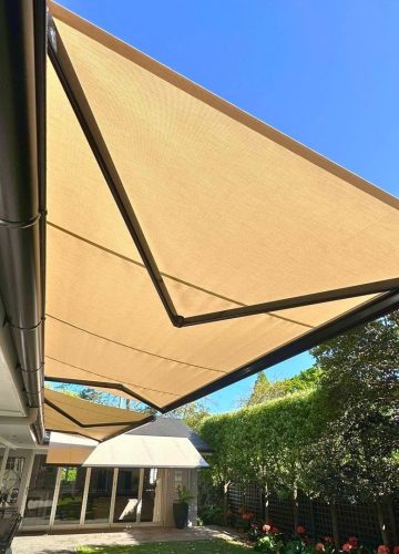 Cleo Folding Arm Awning by Outdoor Blinds and Awnings (OBA)