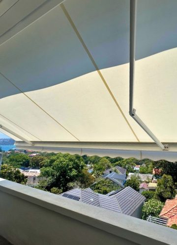 Cleo Folding Arm Awning by Outdoor Blinds and Awnings (OBA)