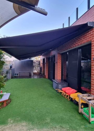 Cubebox Folding Arm Awning by Outdoor Blinds and Awnings (OBA) 5