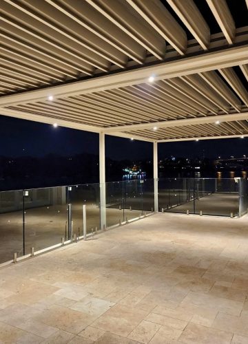 Med Twist Louvre Roof By Outdoor Blids and Awnings (OBA)