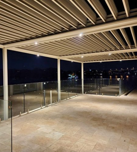 Med Twist Louvre Roof By Outdoor Blids and Awnings (OBA)