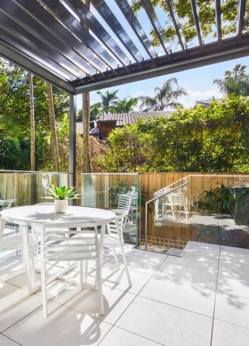 Med Twist Opening Louvre Roof By Outdoor Blinds and Awnings (OBA)