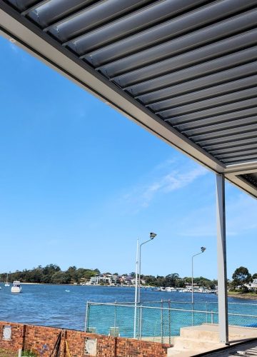 Med Twist Opening Louvre Roof By Outdoor Blinds and Awnings (OBA)