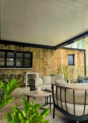 Med Twist Opening Louvre Roof By Outdoor Blinds and Awnings (OBA) 10