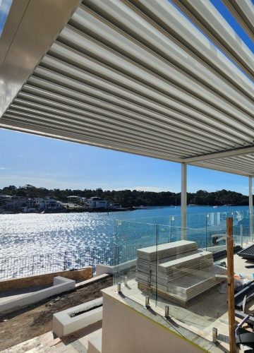 Med Twist Opening Louvre Roof By Outdoor Blinds and Awnings (OBA)